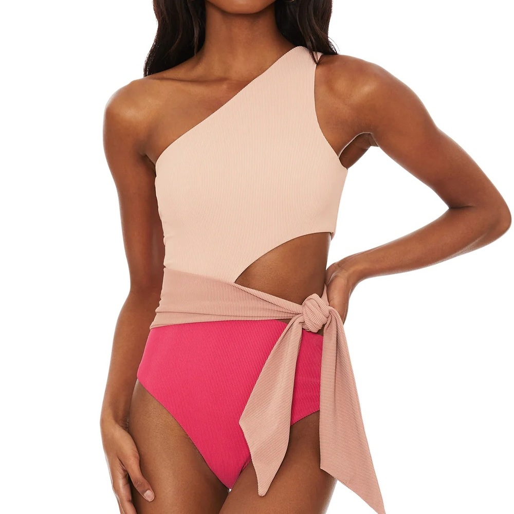 NEW Beach Riot Rouge Colorblock Carlie One Piece